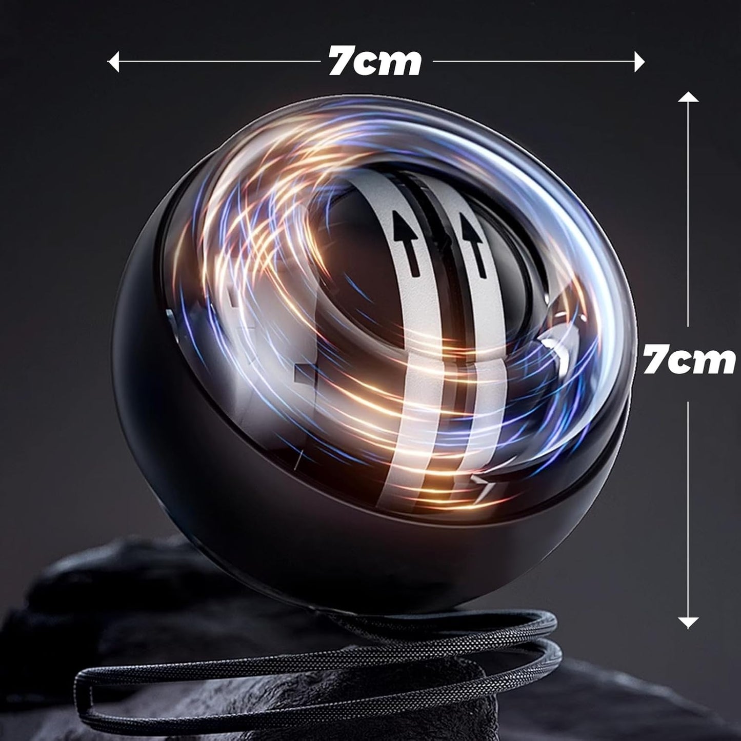 Gyroball Pro Handgelenktrainer, Metallgehäuse