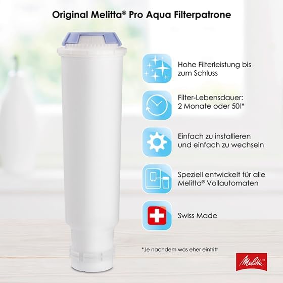 Filterpatronen Pro Aqua Set (3 Stück) für Kaffeeautomaten, New