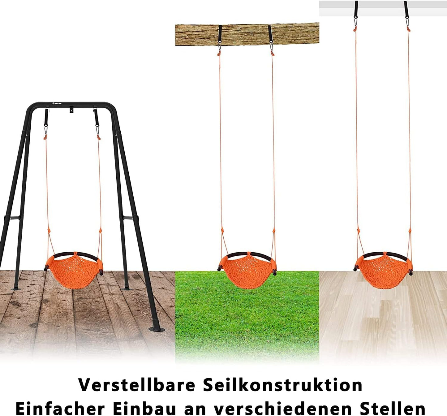 Seilschaukelsitz, Orange