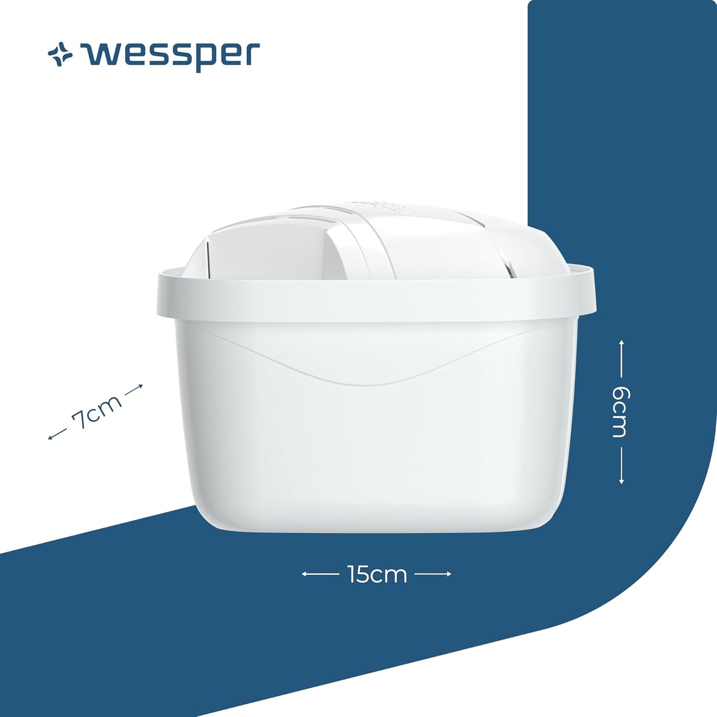 6-teiliges Wasserfilter Kartuschen-Set, 6 Stück