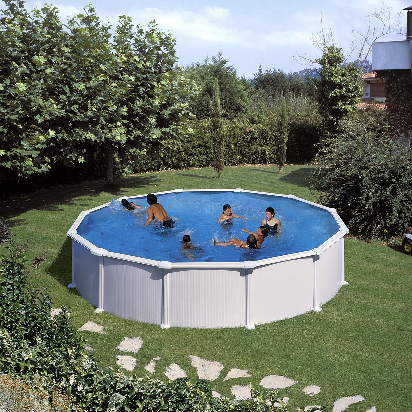 Poolfolie für runde Pools, 400 x 90 cm, Diameter 400 mm - dicke 20/100