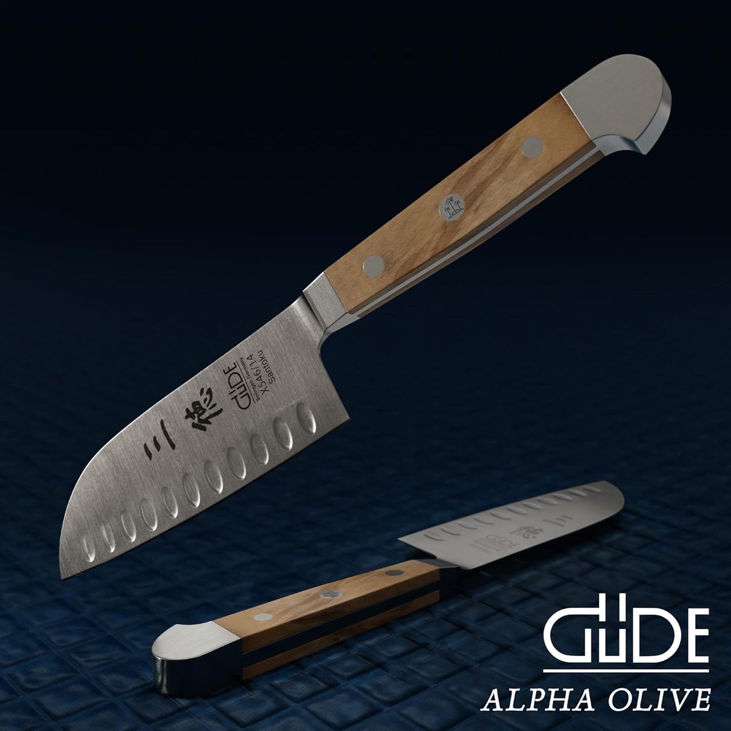 Alpha Olive Santokumesser, Olivenholz / 14 cm - Kulle