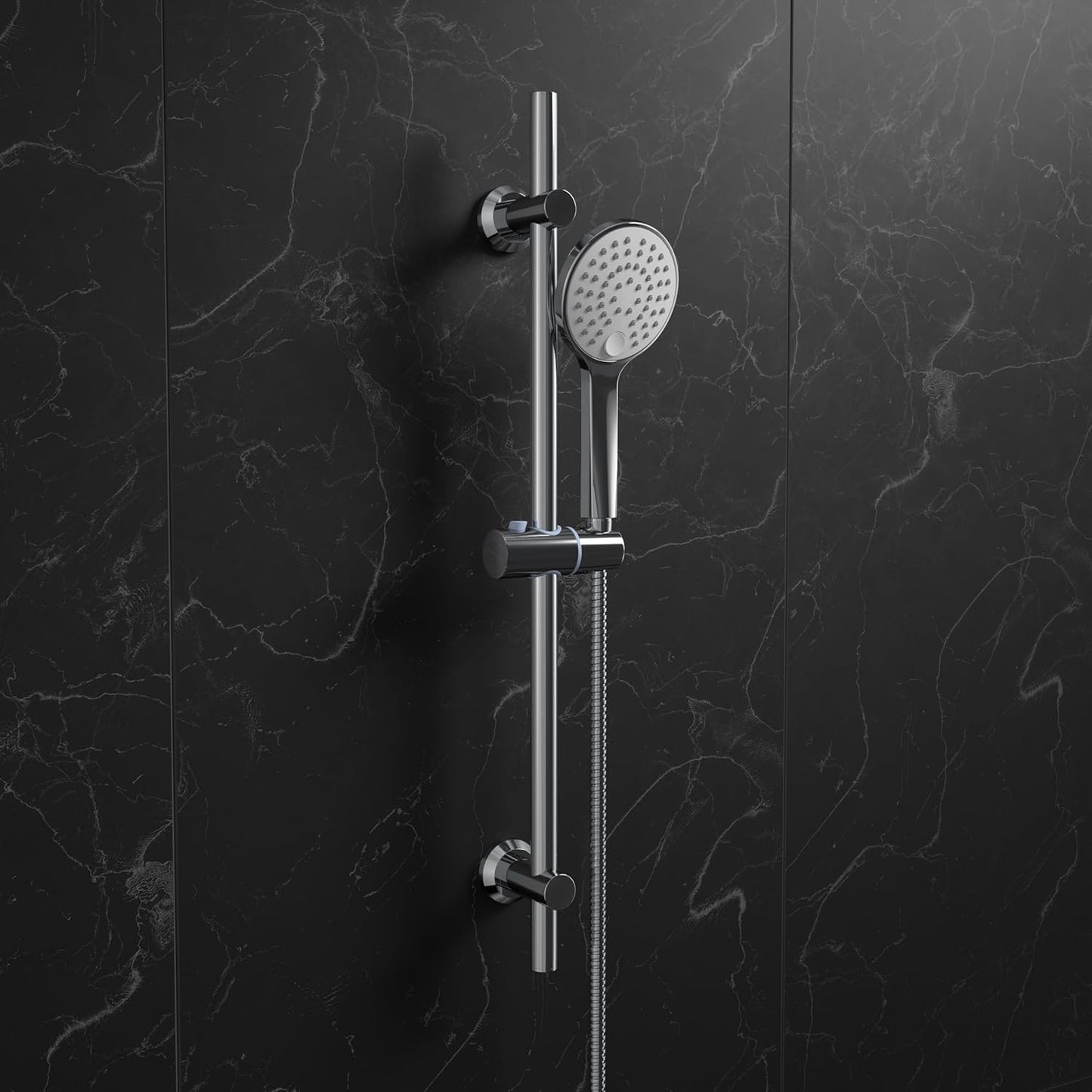 Duschbrause mit Wandhalterung, JYD12CP Chrom