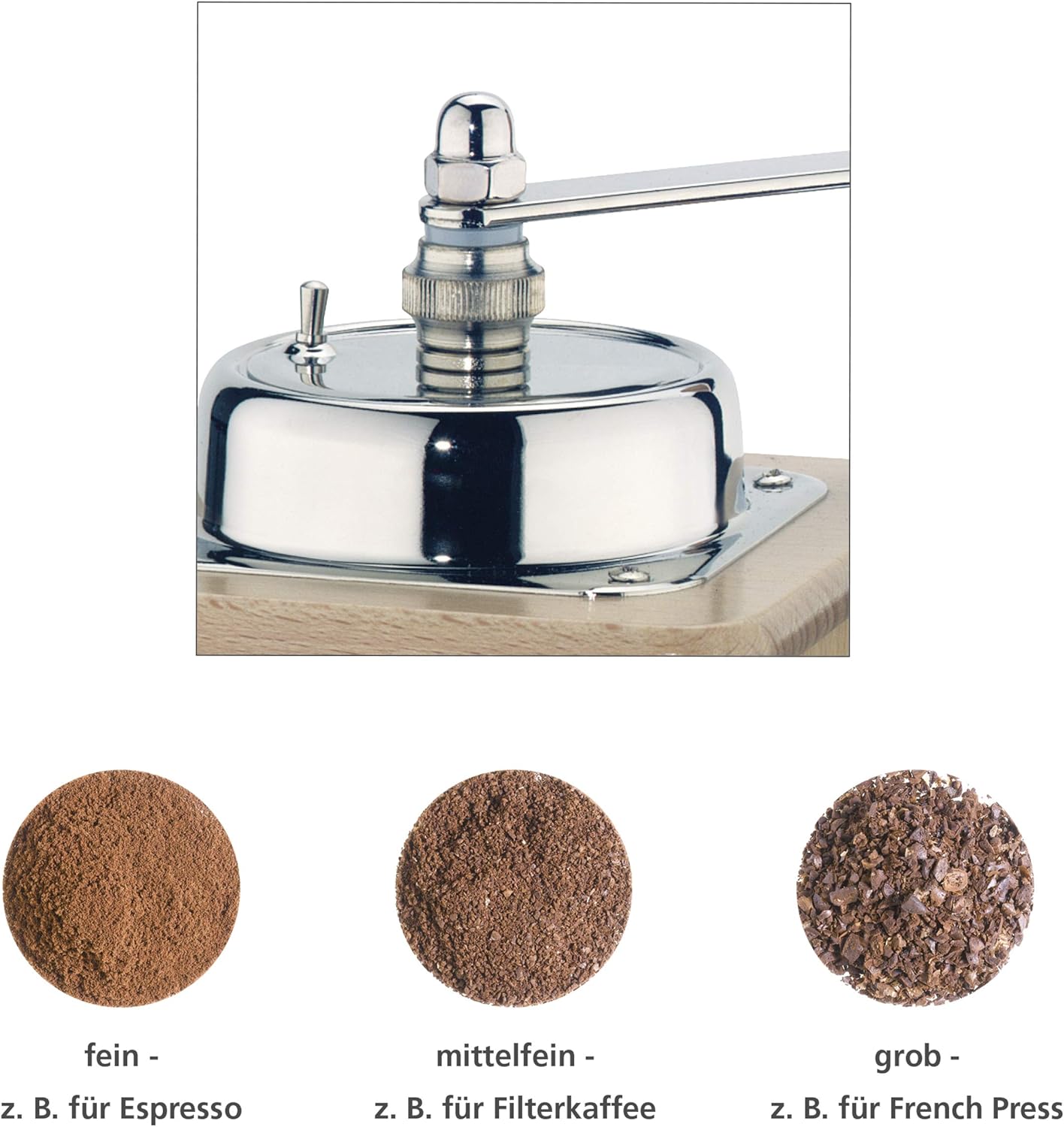 Kaffeemühle Brasilia, Dunkel Gebeizt