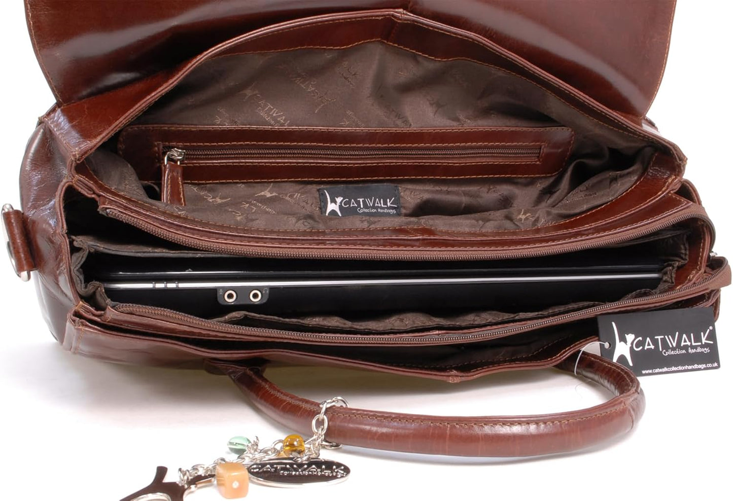 Laptoptasche Helena, XL Braun