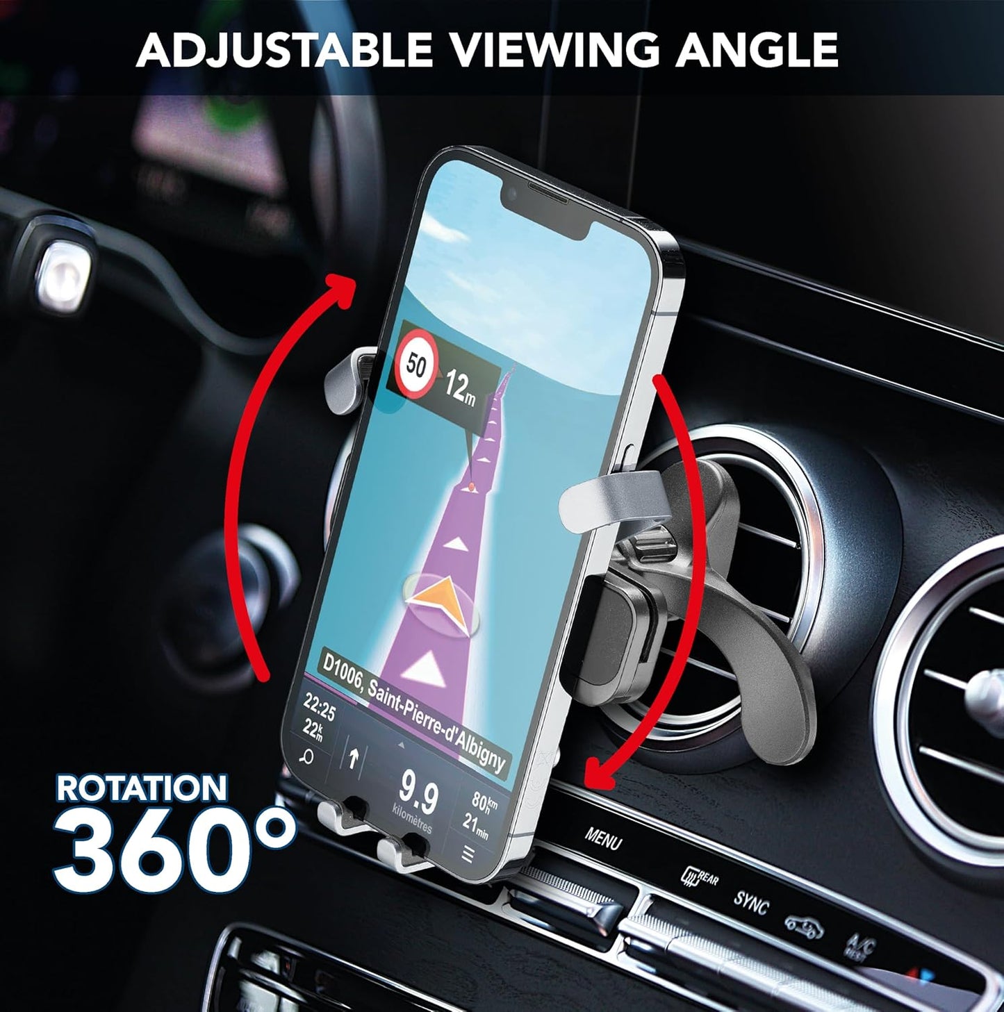 Slide Fit - Universale Smartphone-Halterung für Autos