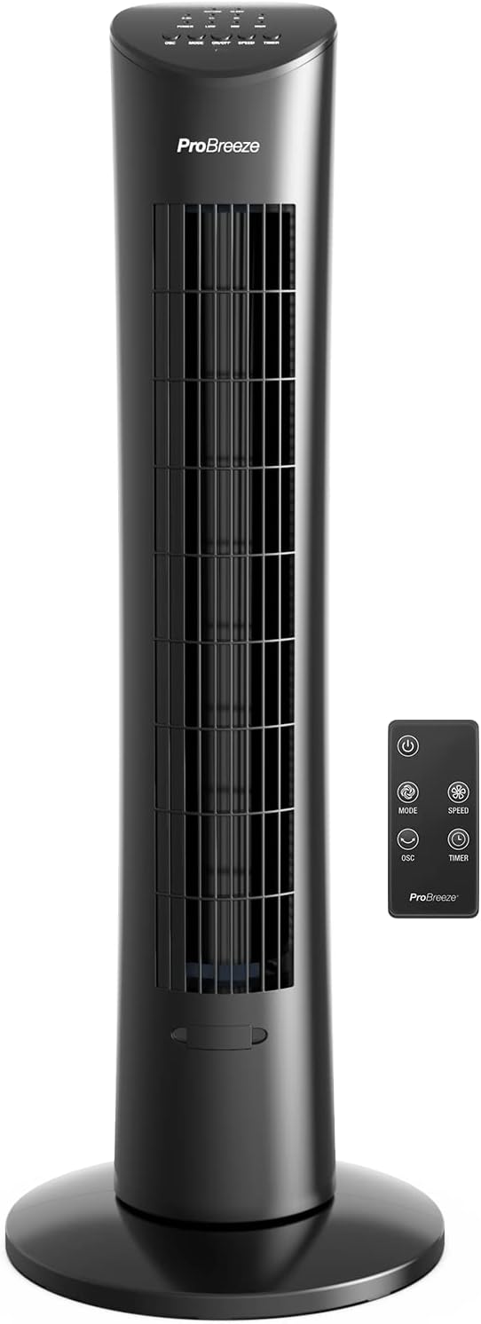 Turmventilator, Schwarz