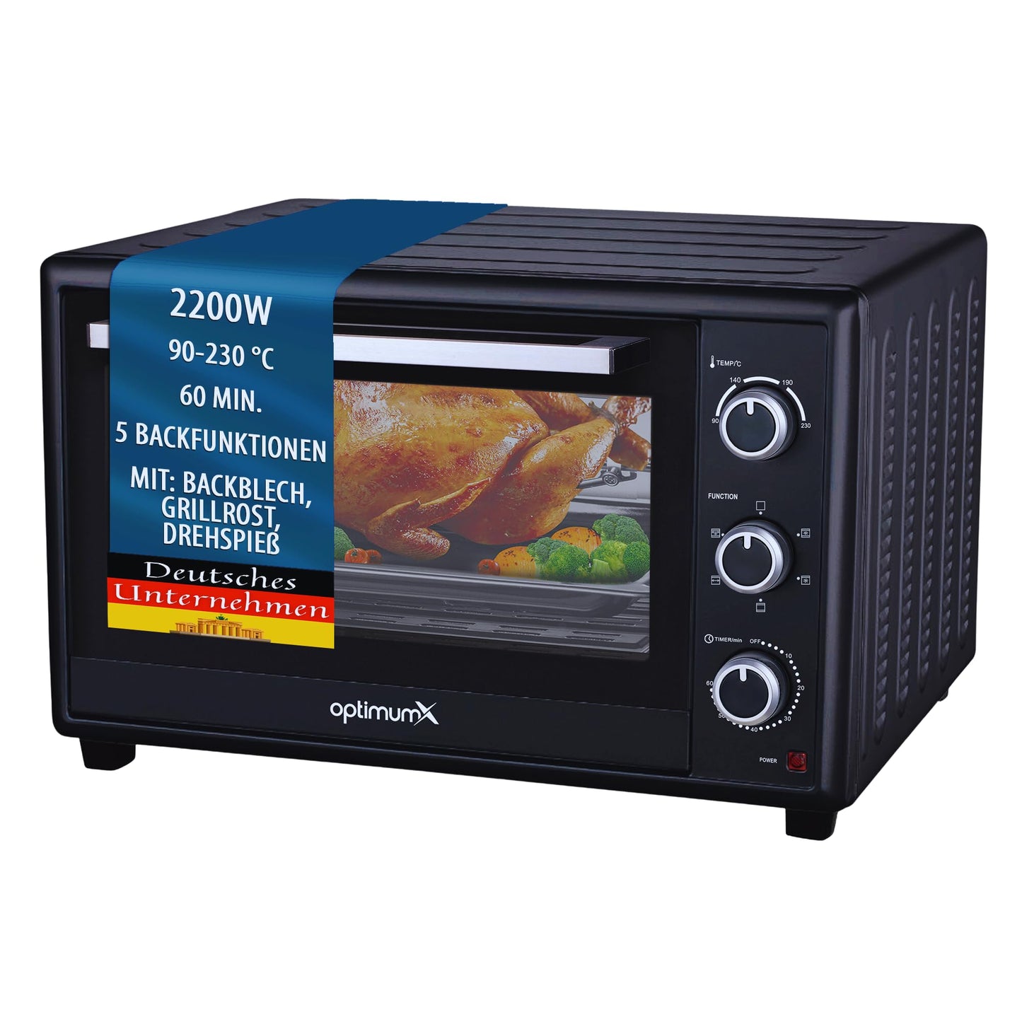 Minibackofen XXL, 60 Liter