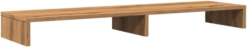 Monitorständer aus Holzwerkstoff, 100 x 27 x 10 cm Braun