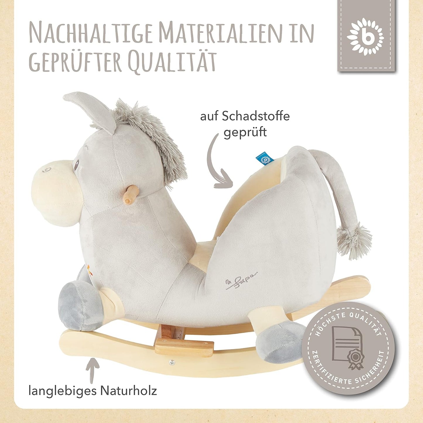 Schaukeltier Esel Fips, Esel Fips