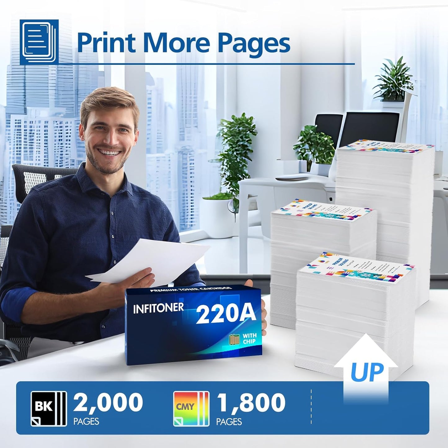 220A Toner-Set für HP LaserJet Pro MFP 4302dw (4er Pack)