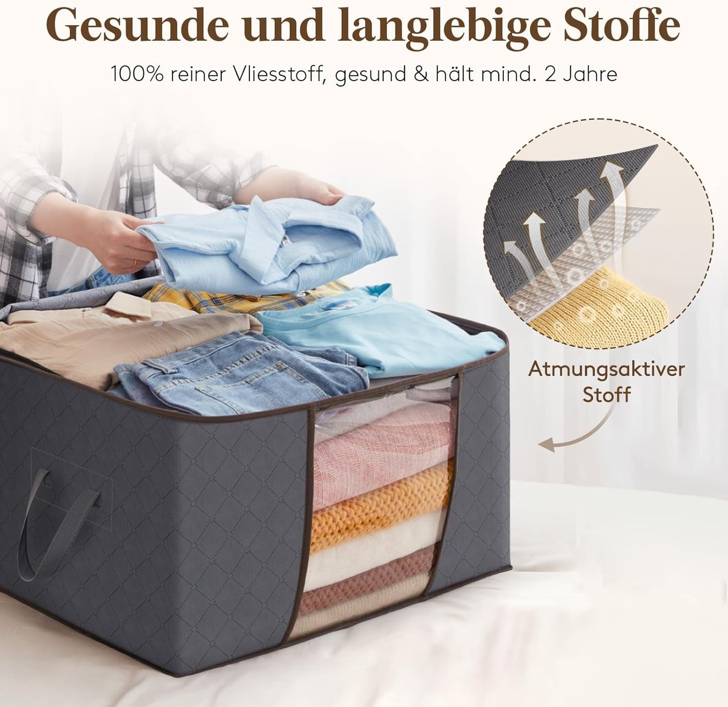 6-teiliges Aufbewahrungstaschen-Set, 6 90L