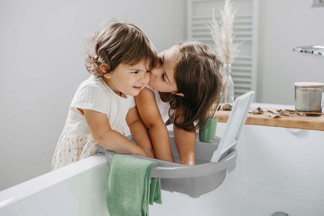 Kiddy Wash Kinderwaschbecken für Badewanne, grau