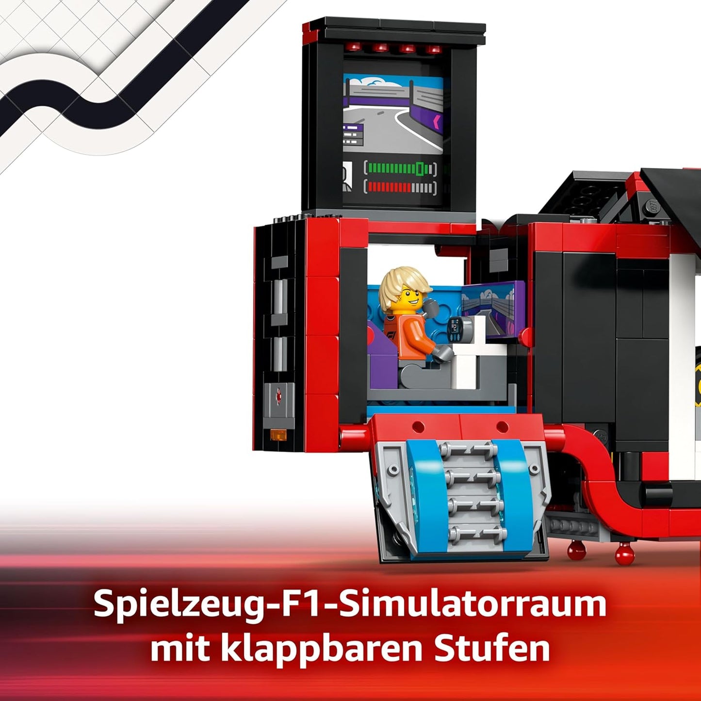 F1 Transporter mit RB20 & AMR24 F1 Rennautos