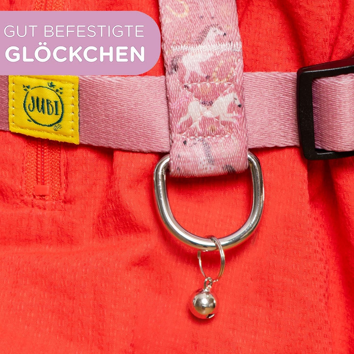 Pferdeleine für Kinder (Grössenverstellbar), Rosa