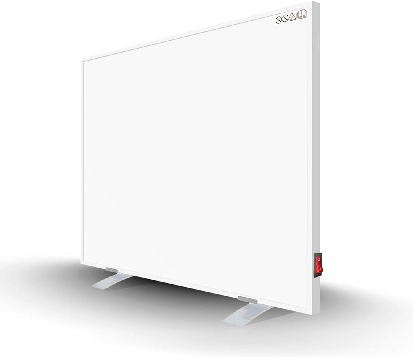 Infrarotheizung, 300 Watt mit Standfüssen + Kippschalter