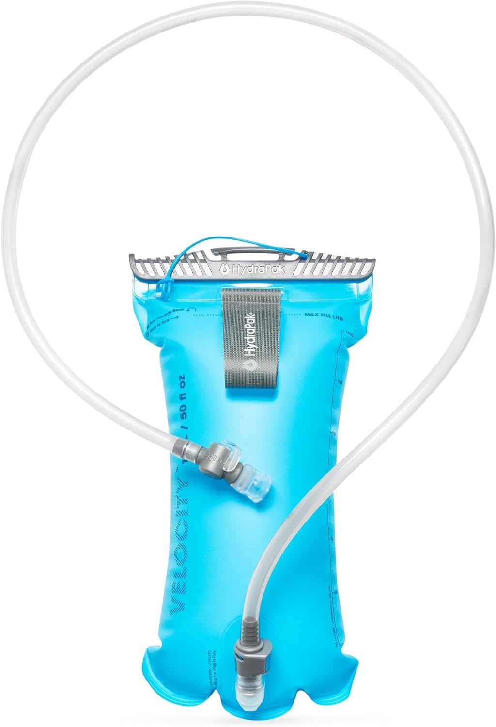 Auslaufsichere Wasserblase mit Bissventil, Malibu Blue 1,5 L