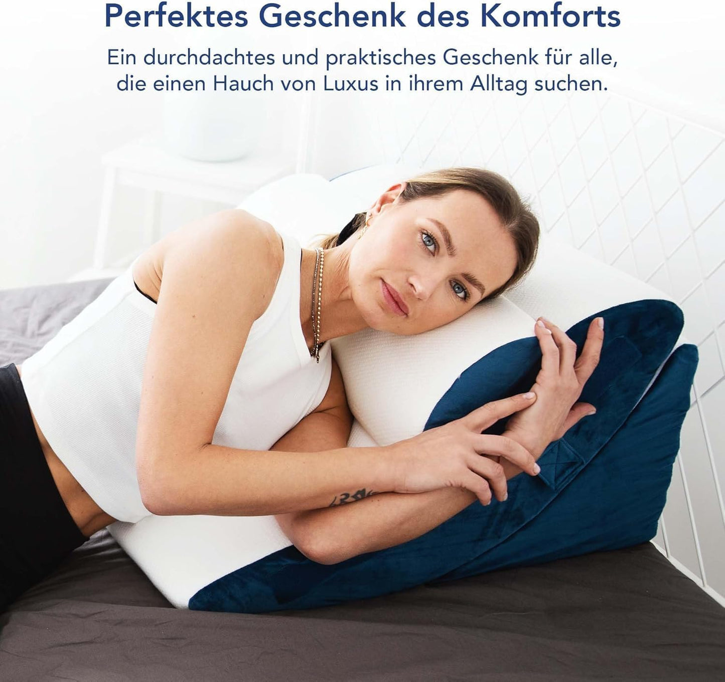 Ergonomisches 4-teiliges Keilkissen-Set, 12-in-1-Multifunktionsdesign