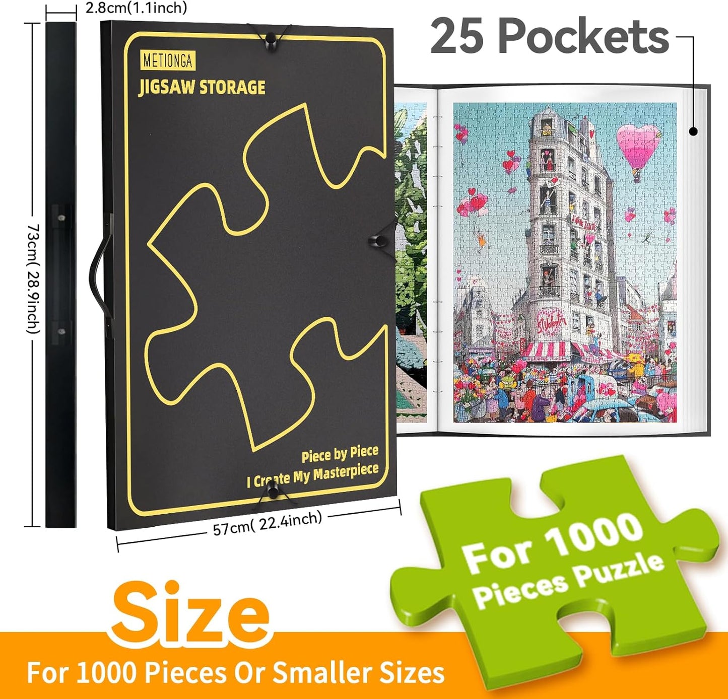 Aufbewahrungsmappe für Puzzles