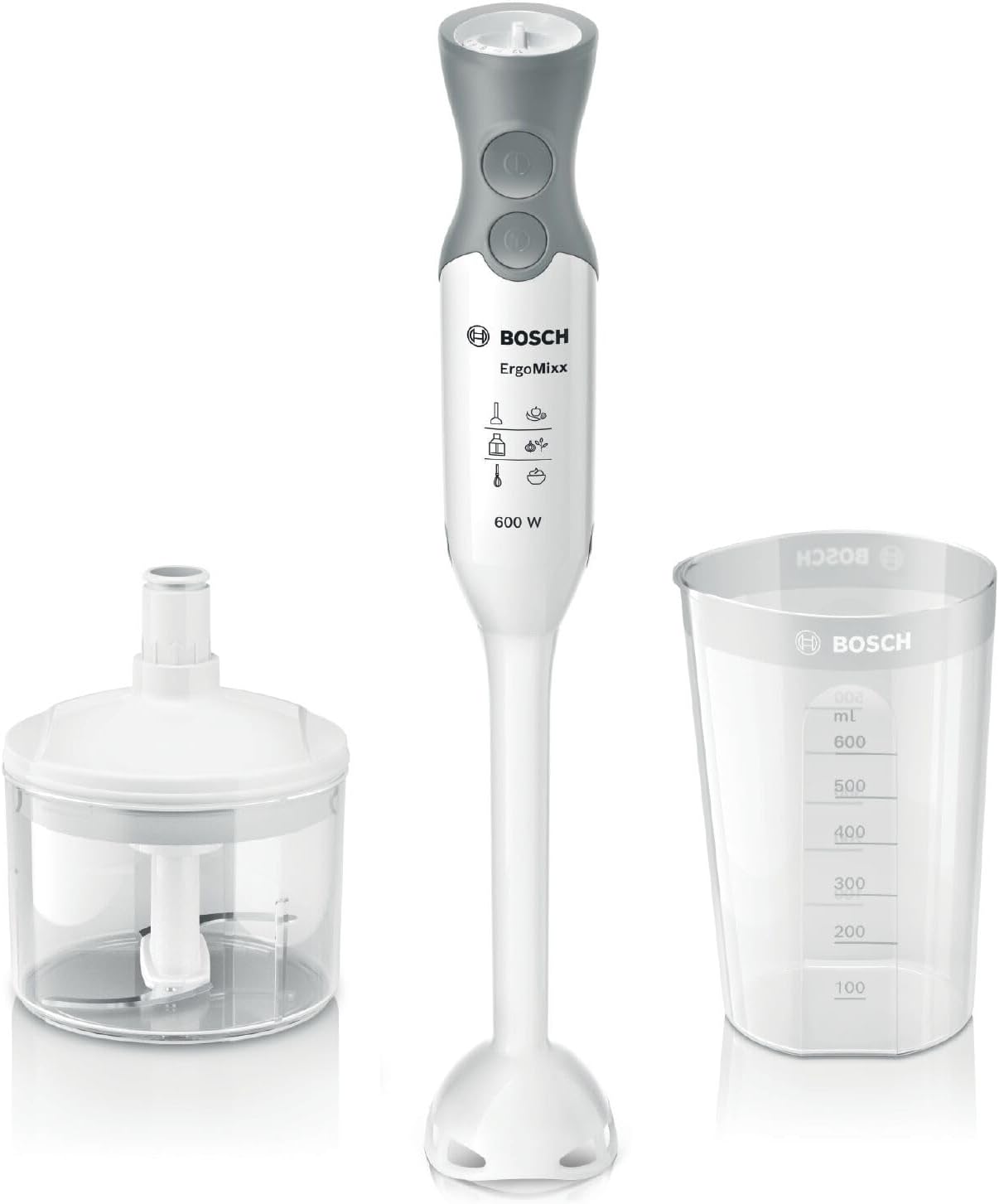 ErgoMixx Stabmixer Msm66020, Weiss / Grau