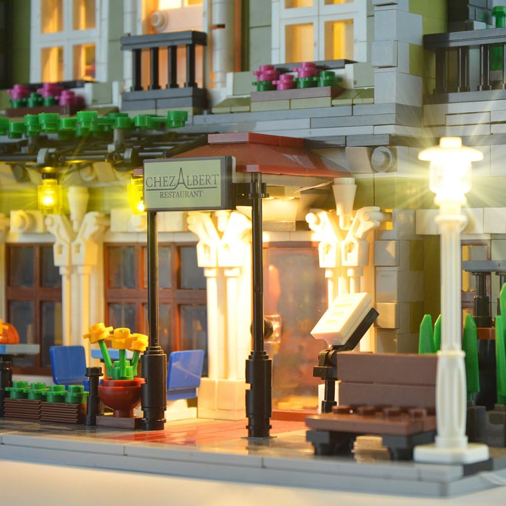 Licht-Set für das Creator Pariser Restaurant Modell 10243