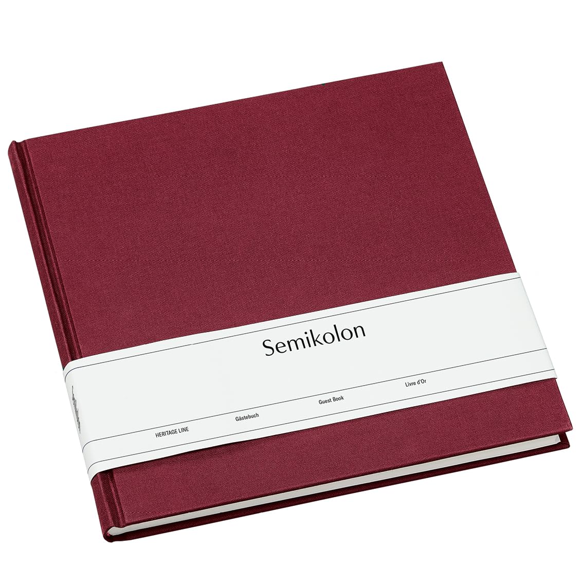 Gästebuch zum Selbstgestalten, Burgundy