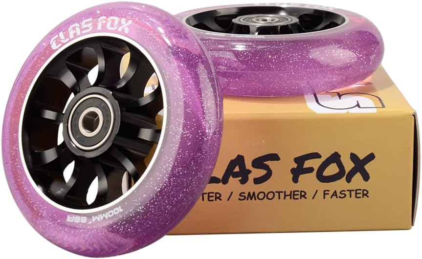 Pro Stunt Scooter Rollen, transparent lila