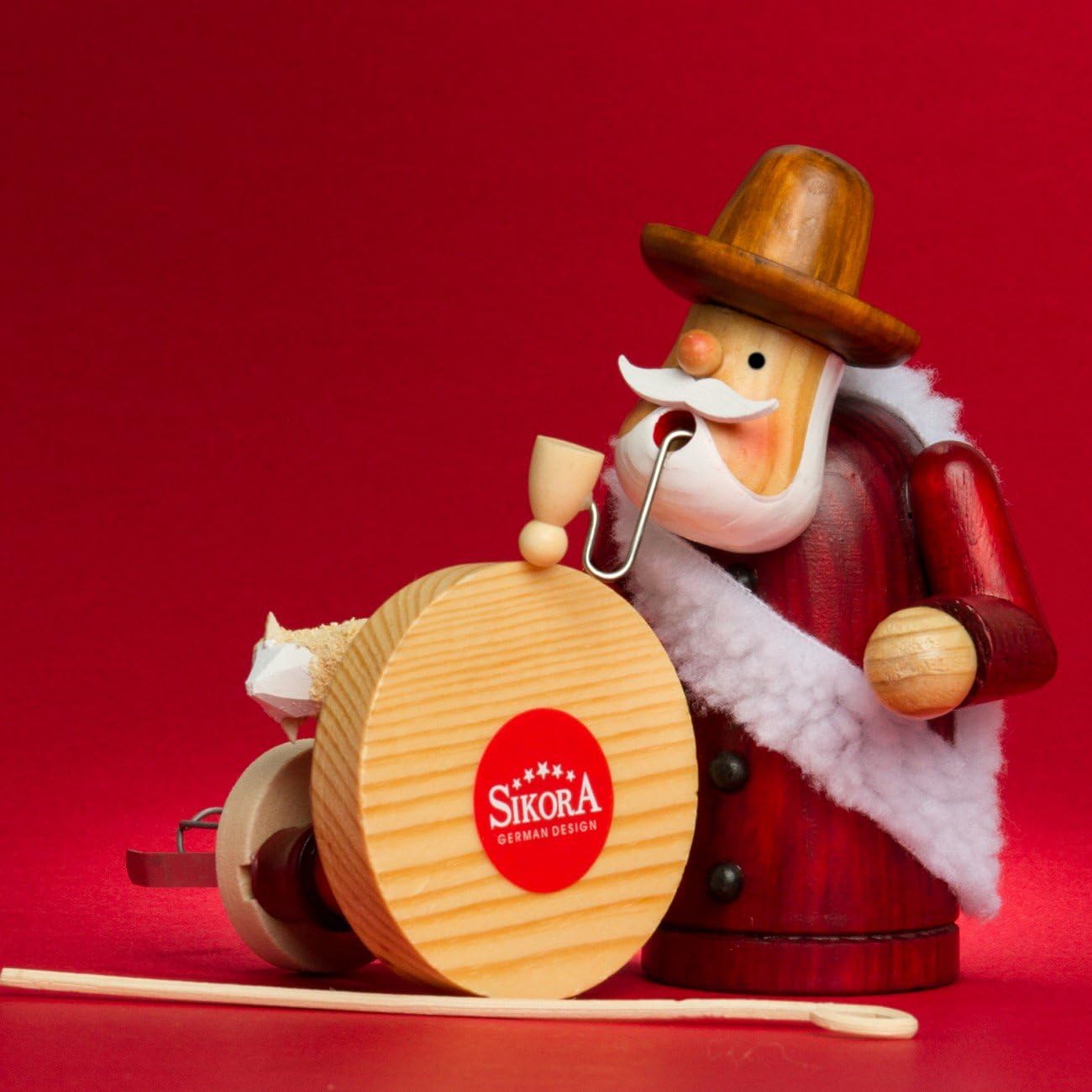 Räuchermännchen Schäfer, Höhe ca. 15 cm|A15 Rot - Schäfer