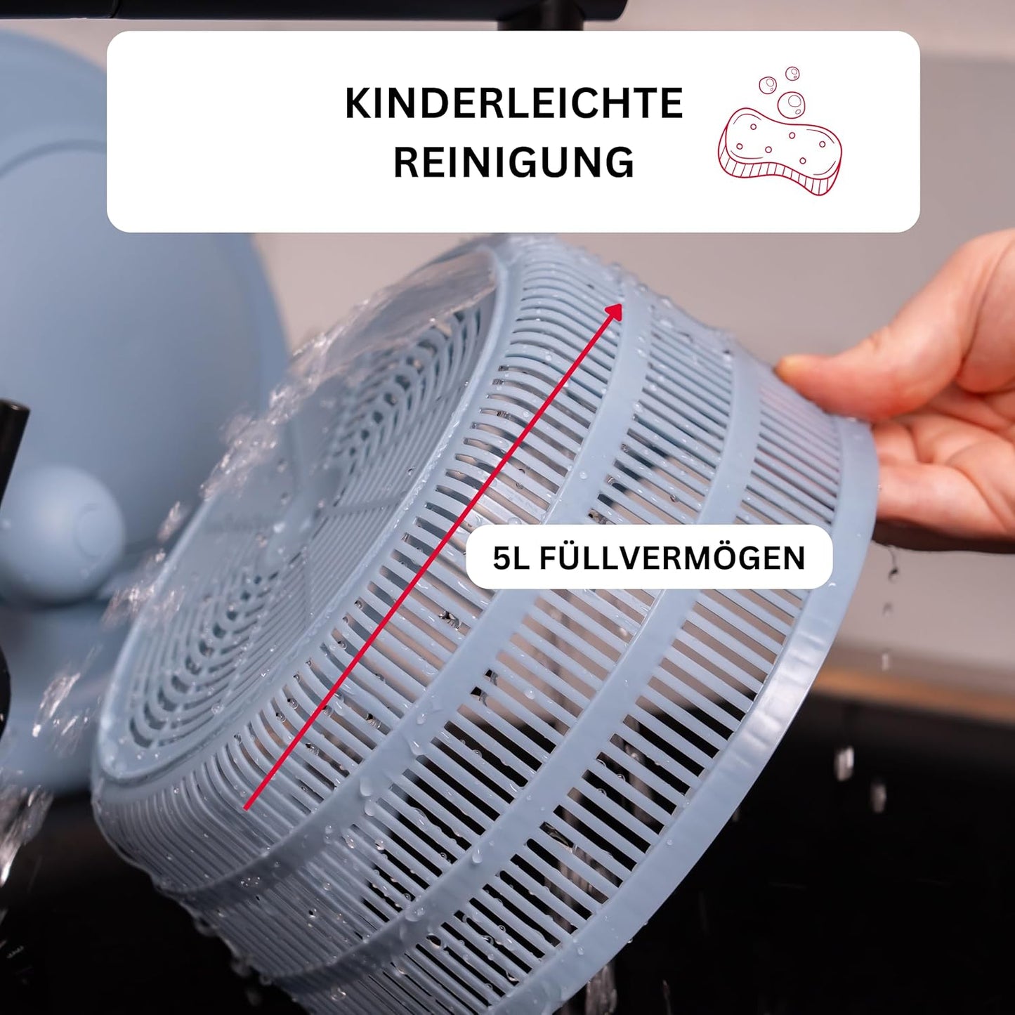 Fortuna Salatschleuder, Blau, Standard