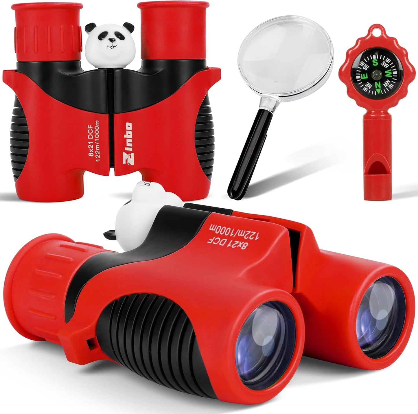 Fernglas für Kinder, Rot