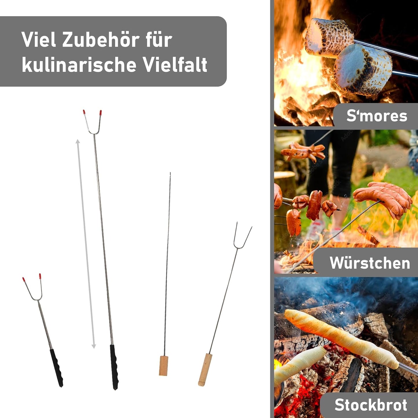 Feuerschale mit Schwenkgrill, Dreibein