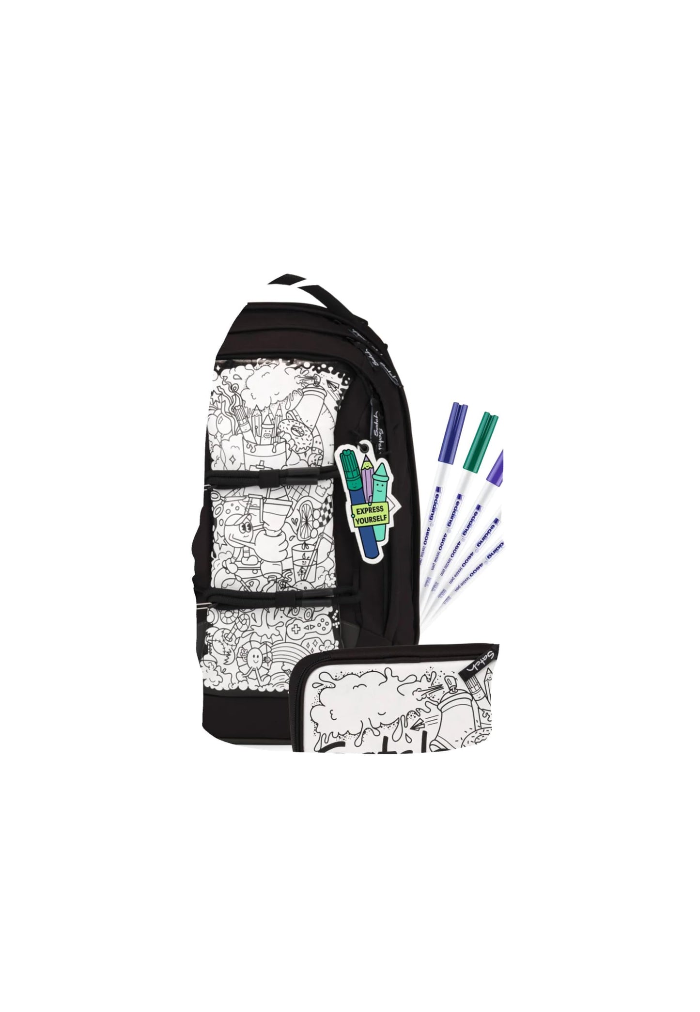 Schulrucksack-Set Artist Edition