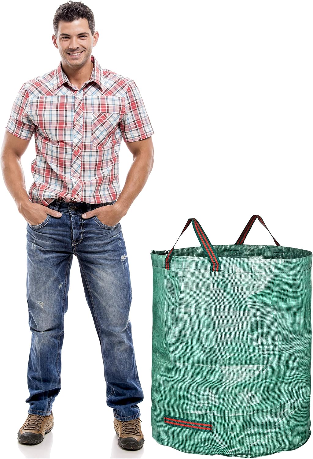 Gartensack-Set für Gartenabfälle, 2x 272 Liter