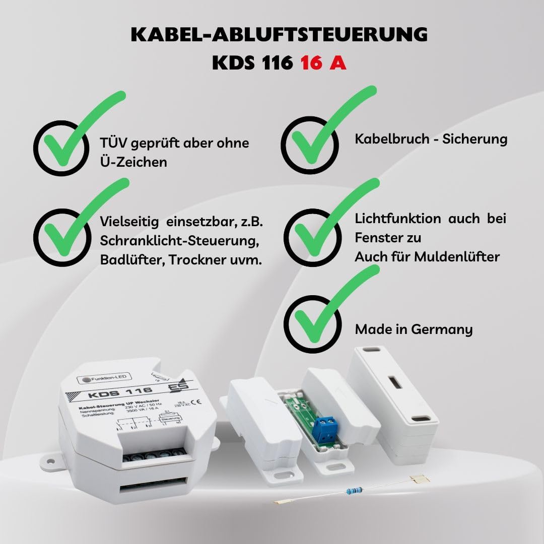 Kabel-Dunstabzugsteuerung KDS 116