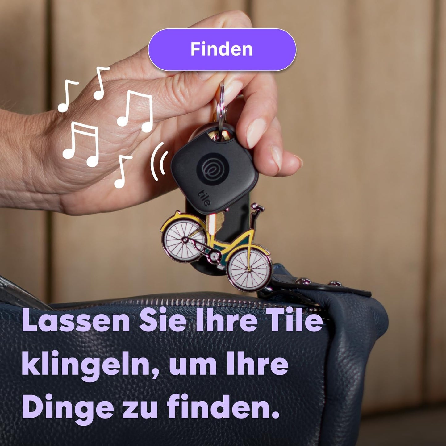 Bluetooth-Tracker Mate für Schlüssel & Gegenstände, Schwarz, 1er-Pack