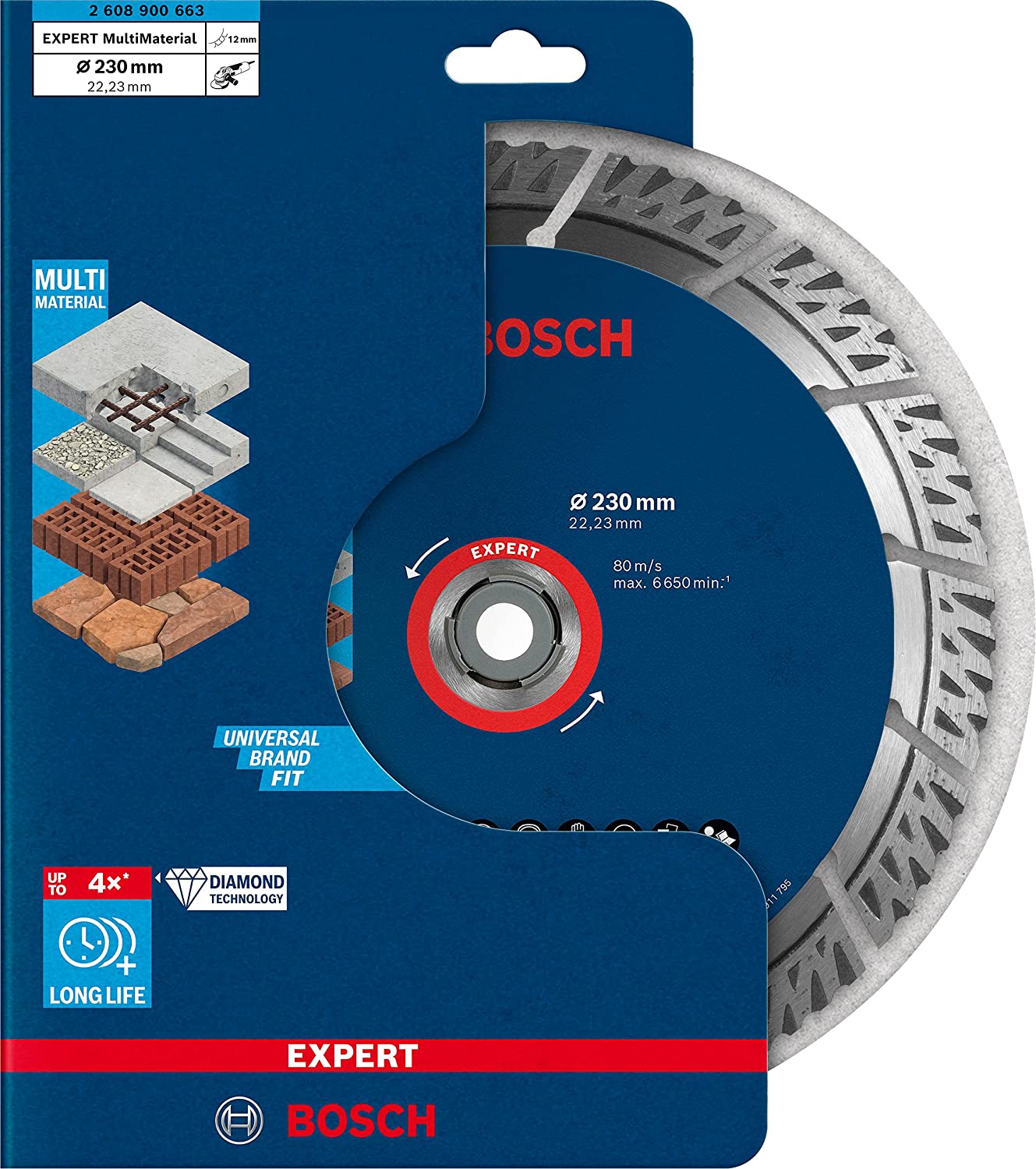 Diamanttrennscheibe Expert MultiMaterial, Ø 230mm