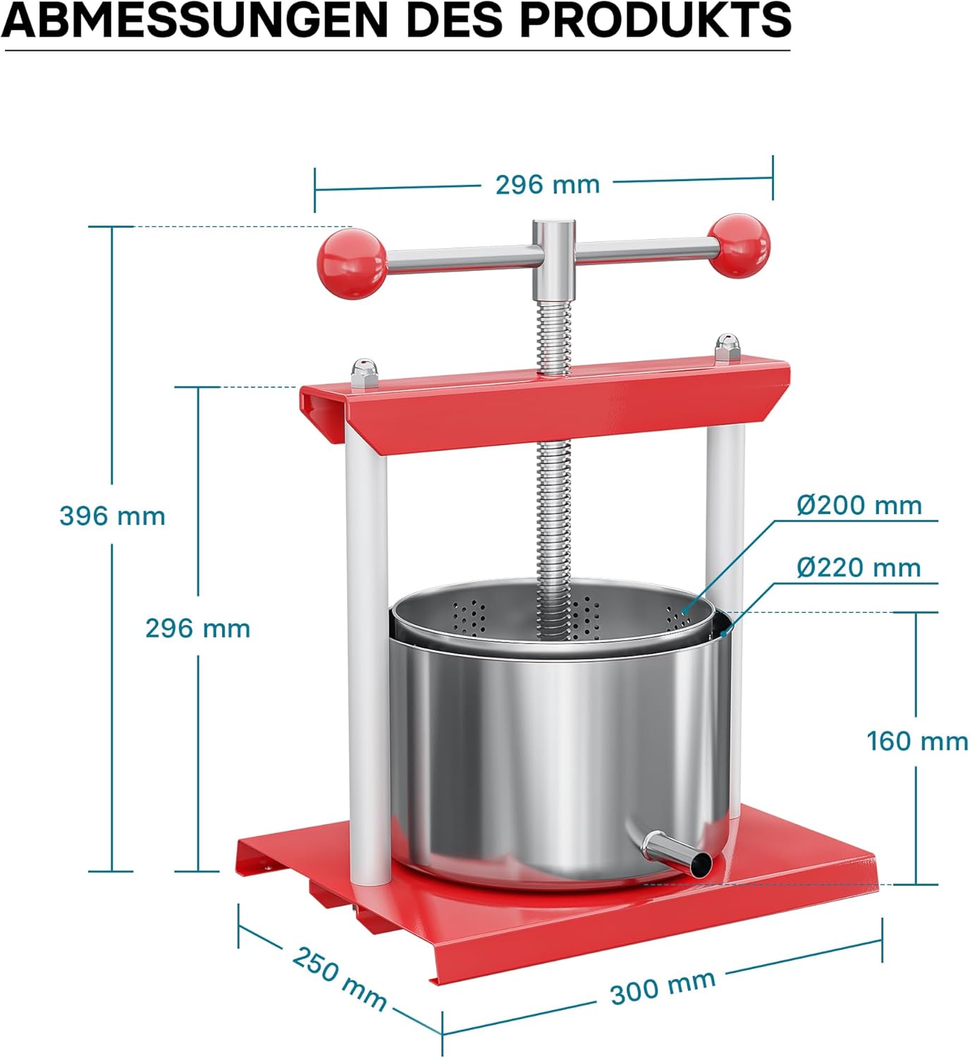 Obstpresse, 6l