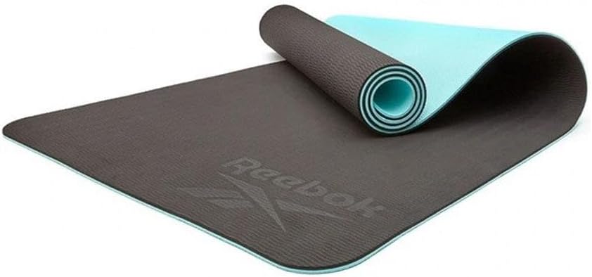 Doppelseitige Yogamatte, Blau