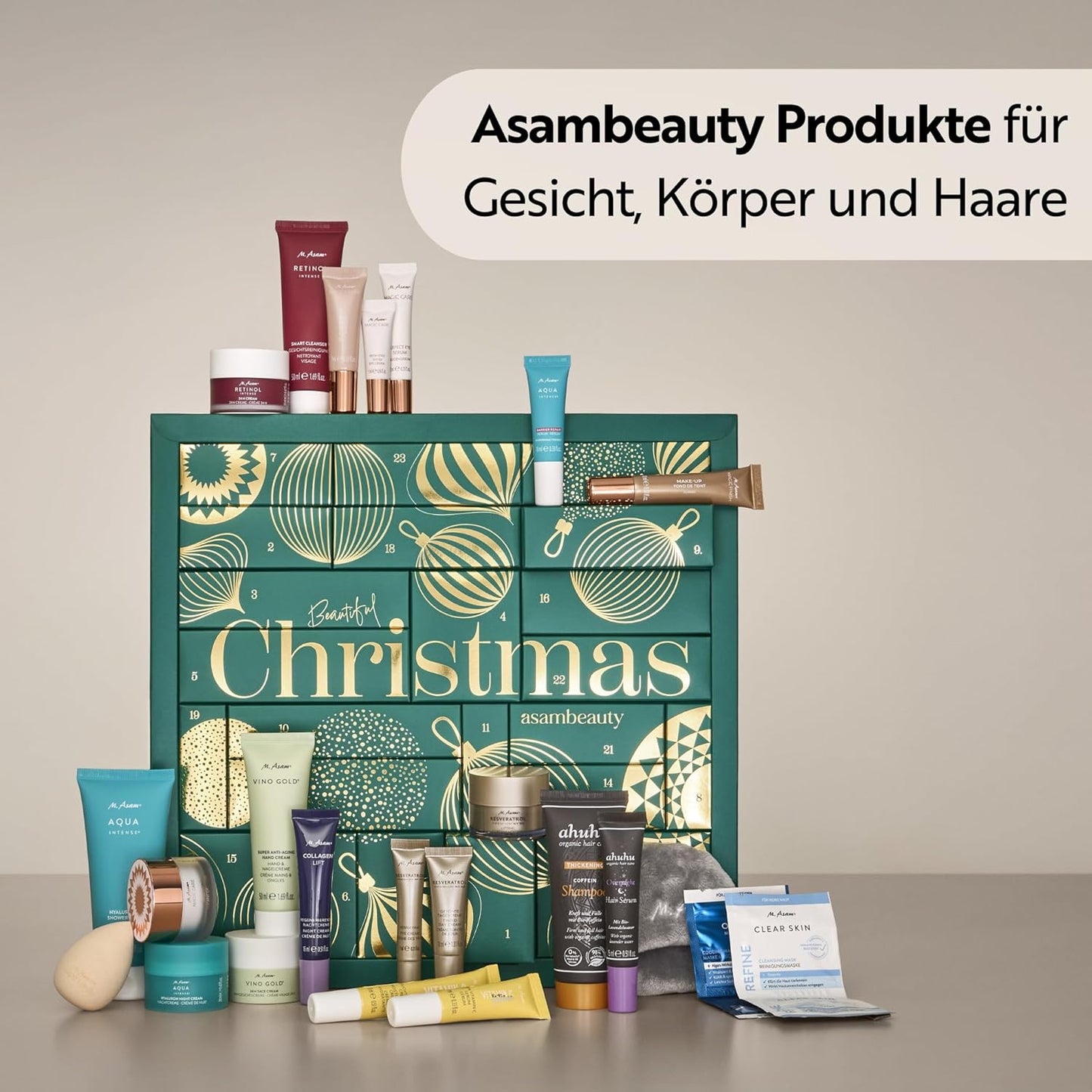 Adventskalender 2025 mit Make-up & Pflege, 01 - 2025 - Asambeauty Kalender
