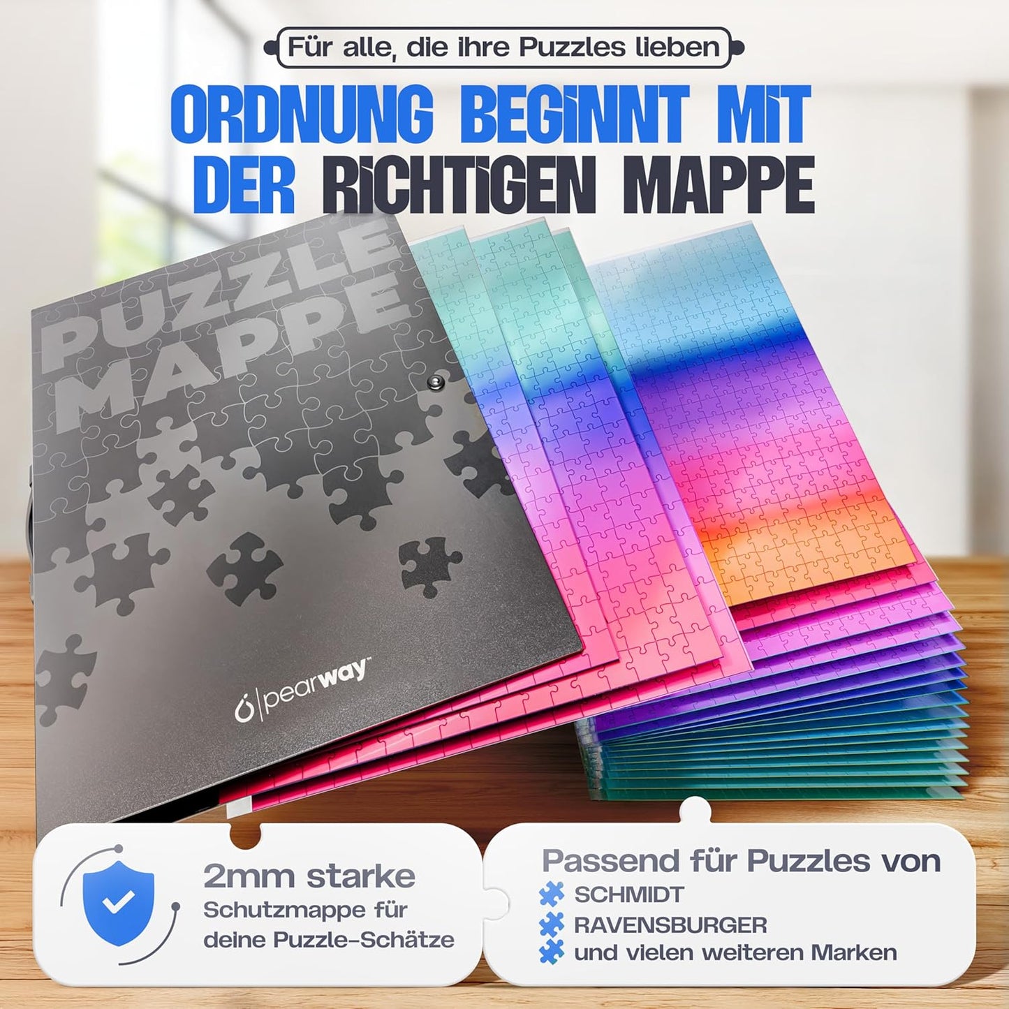 Puzzlemappe für bis zu 1000 Teile