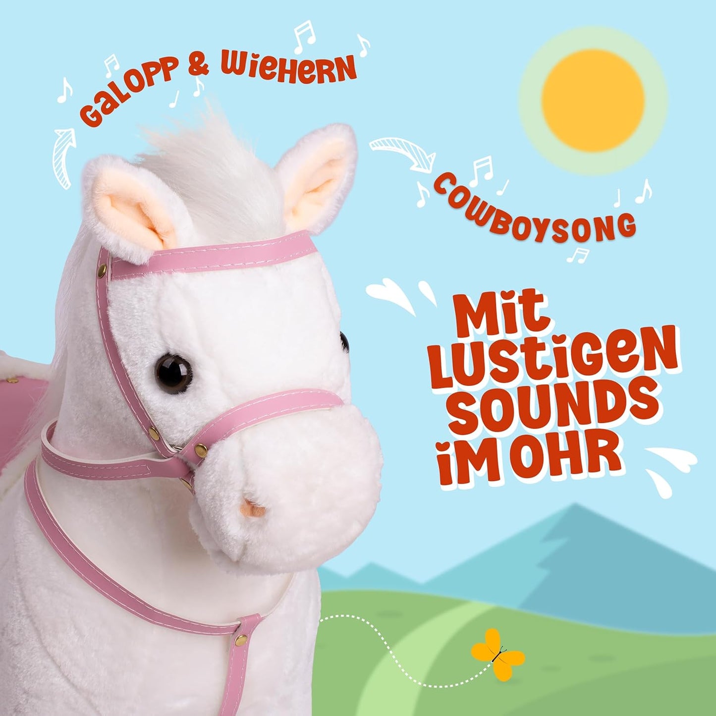 Stehpferd Luna mit Sound, Luna