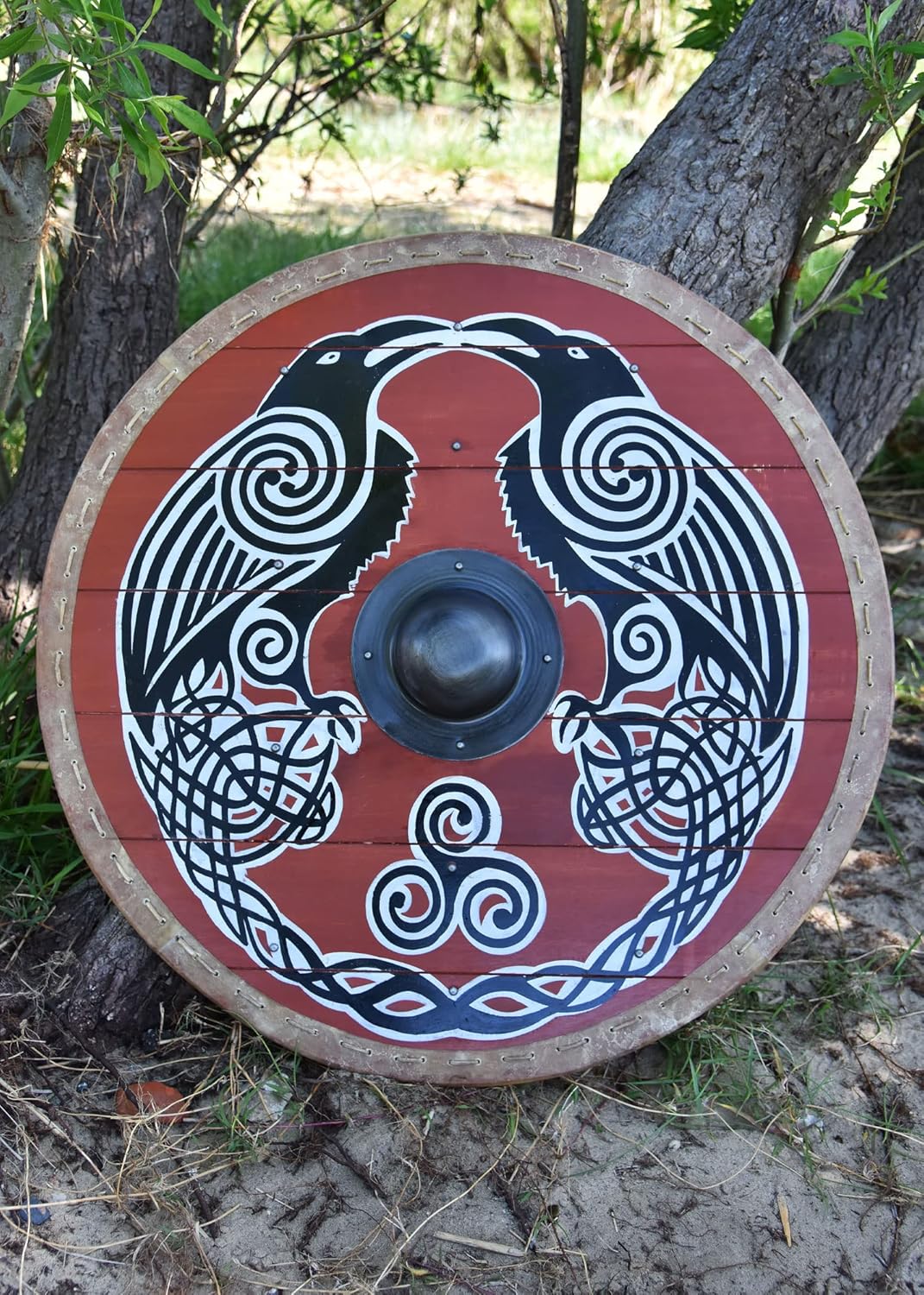 Rundschild Wikinger, Hugin & Munin