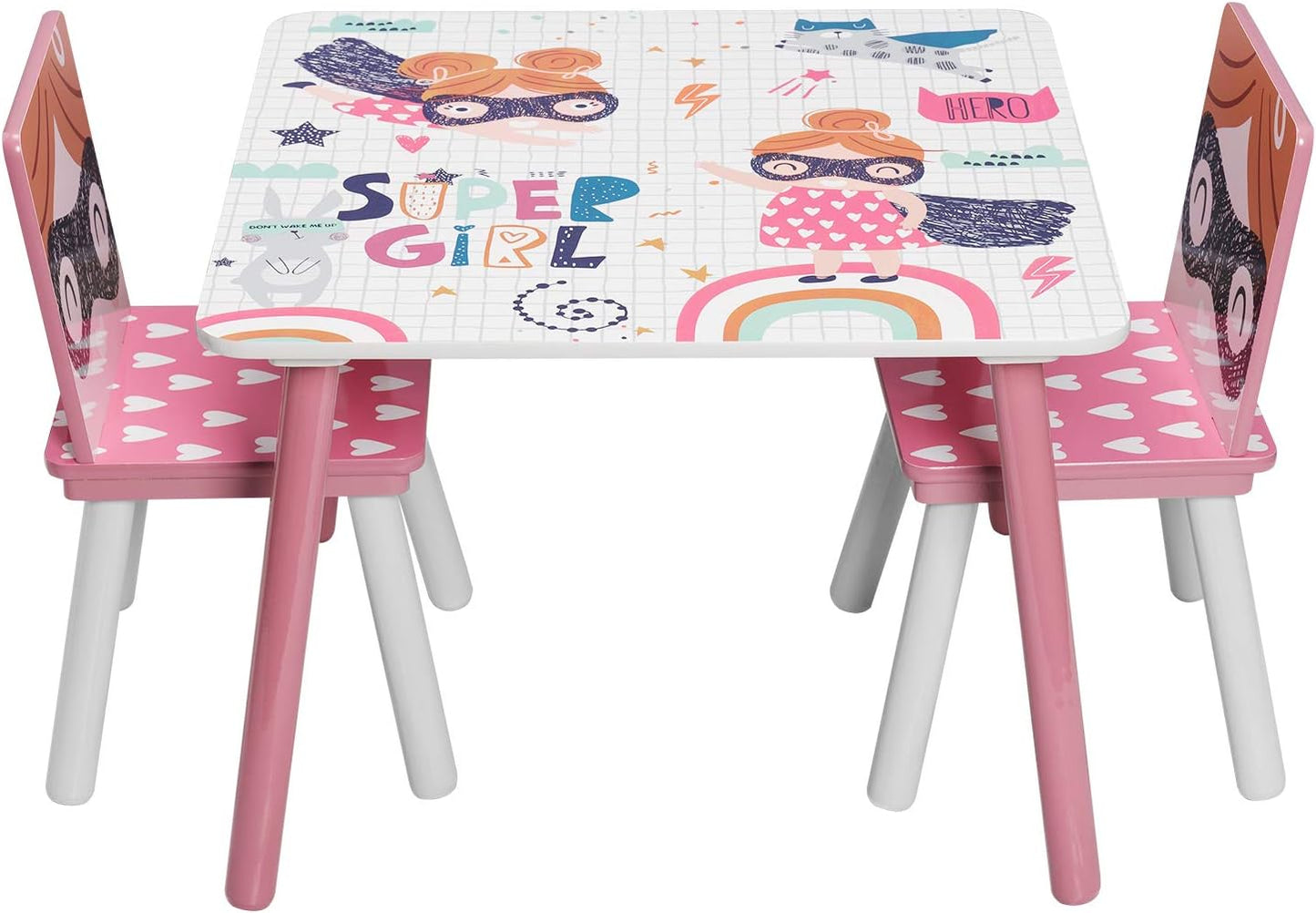Kindersitzgruppe mit Tisch und 2 Stühlen