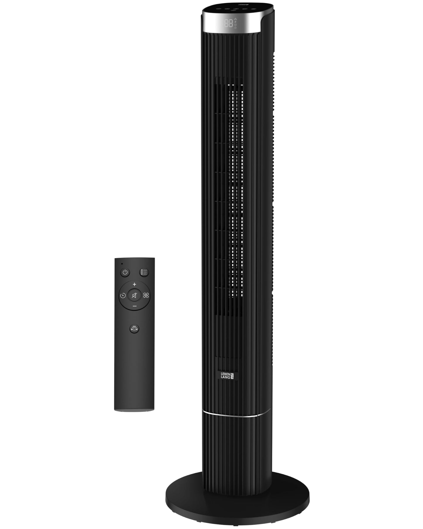 Extra leiser Oszillation-Turmventilator LBL1874, Schwarz