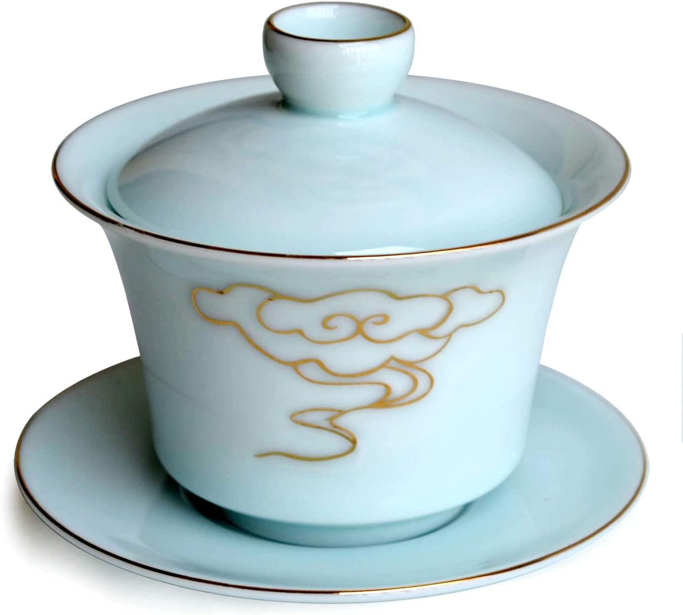 Chinesisches Gaiwan-Teetasse mit Deckel