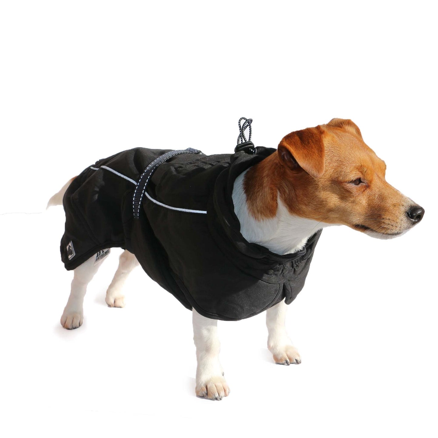 Hundemantel Extreme Monsoon, Schwarz X-Small