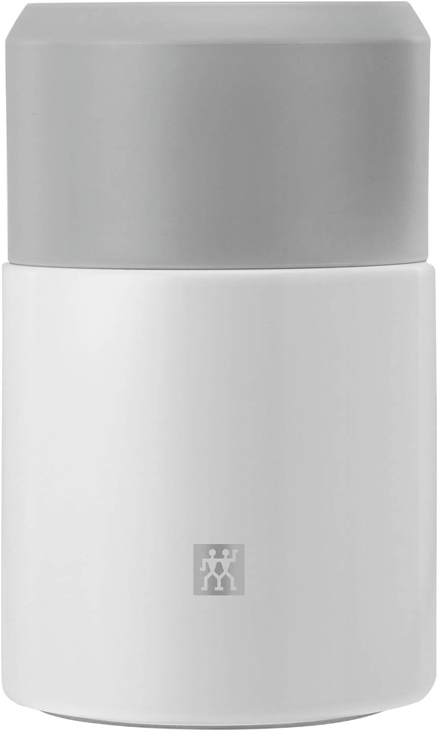 Thermo Speisebehälter mit Schüssel und Löffel, Weiß Single