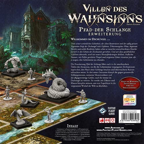 Villen des Wahnsinns - Pfad der Schlange, Brettspiel, 2. Erweiterung Pfad der Schlange