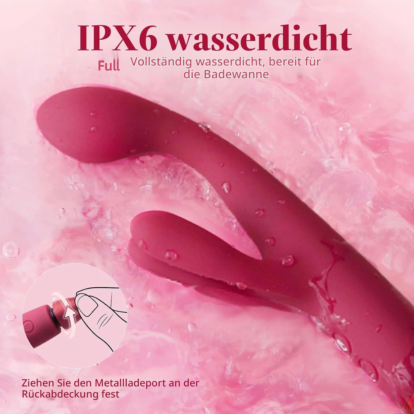 Tribunny Vibrator Dildo mit 12 Vibrationsmodi für Paare, SVAKOM TRIBUNNY Vibrator