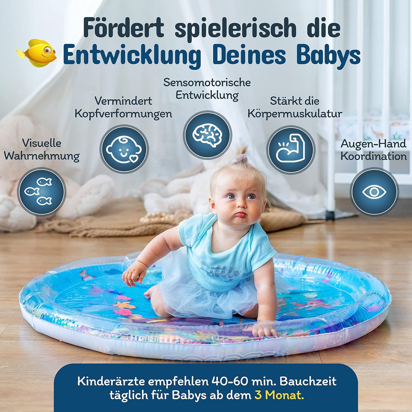Wasserspielmatte für Babys XXL (100 cm), XXL 100 CM